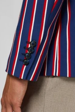 Supportswear - Cheer Stripes - Cobalt Blue -Family Halloween Store Sales Store ODJM 0004 blazer deluxe supportswear cheer stripe 7