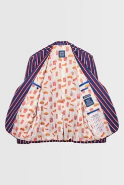 Supportswear - Cheer Stripes - Cobalt Blue -Family Halloween Store Sales Store ODJM 0004 blazer deluxe supportswear cheer stripe 9