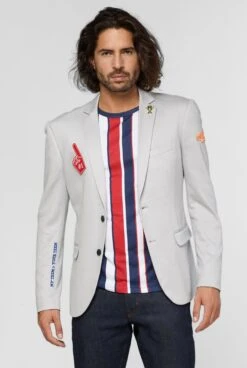 Supportswear Sports Jersey Soft Grey Blazer