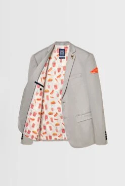 Supportswear Sports Jersey Soft Grey Blazer -Family Halloween Store Sales Store ODJM 0006 blazer deluxe supportswear jersey 9