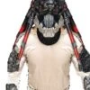 Deluxe Black Predator Overhead Latex Mask - Alien Vs. Predator