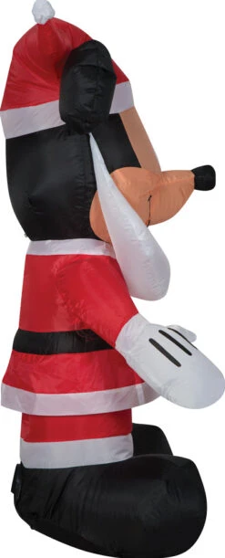 Mickey Mouse With Santa Beard 3.5ft Airblown Christmas Yard Decor -Family Halloween Store Sales Store SS35474G s
