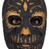 GhoulishDay Of The Dead Golden Carving Catrina Mask