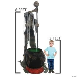 Animated Cauldron Creeper Prop 6 Foot 7 Animated Cauldron Creeper Prop 6 Foot -Family Halloween Store Sales Store animated cauldron creeper mr127029 a03