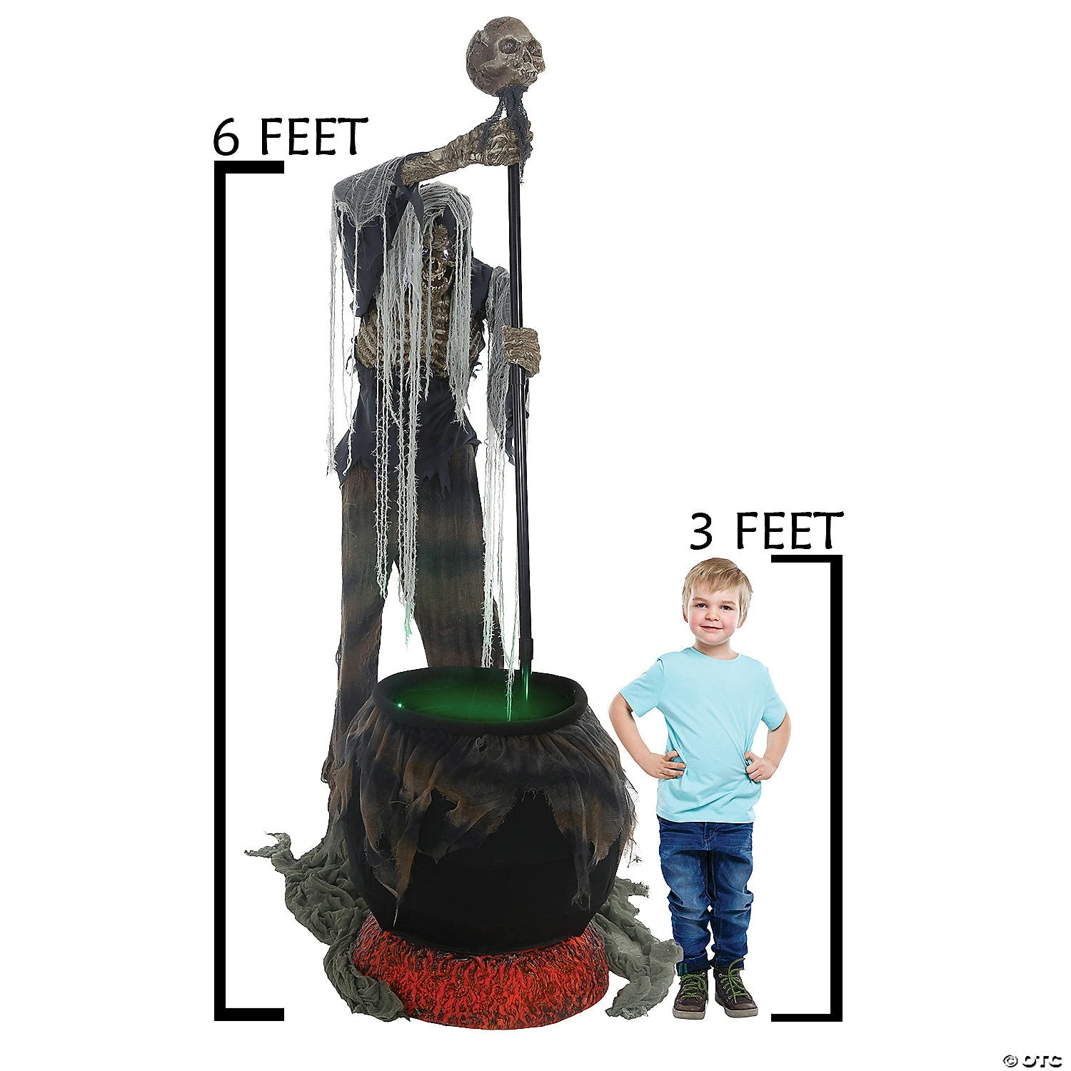 Animated Cauldron Creeper Prop 6 Foot 4 Animated Cauldron Creeper Prop 6 Foot - Image 4