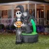 Projection Airblown Jack Skellington Inflatable