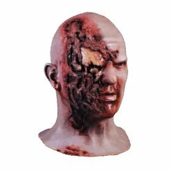 TRICK OR TREAT STUDIOS Dawn Of The Dead, Licensed Airport Zombie Mask 5 TRICK OR TREAT STUDIOS Dawn Of The Dead, Licensed Airport Zombie Mask -Family Halloween Store Sales Store dawnofthedead airportzombie right