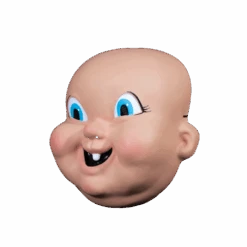 Trick Or Treat StudiosHappy Death Day 2U Mascot Mask 5 Trick Or Treat StudiosHappy Death Day 2U Mascot Mask -Family Halloween Store Sales Store mascot left