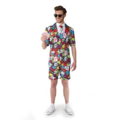 Casino Icons Vegas Mens Summer Suit
