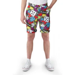 Casino Icons Vegas Mens Summer Suit -Family Halloween Store Sales Store obsu 1004 summer casino icons studio 03