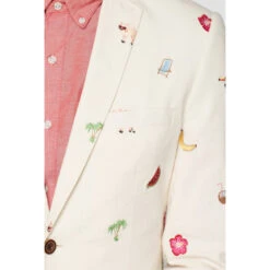 Tropical Summer Icons Off White Men’s Blazer 12 Tropical Summer Icons Off White Men’s Blazer -Family Halloween Store Sales Store odjm 0016 blazer deluxe tropical embroidery 6 wqrdaitgi82ylcs1