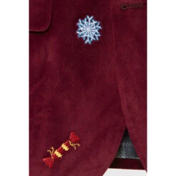 Christmas - X-Mas Icons - Deep Burgundy -Family Halloween Store Sales Store odjm 0020 11 x mas icons burgundy uva1m5c4zisiw8ax