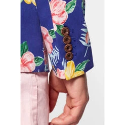 Tropical Flowers - Blue Hawaiian Mens Blazer 10 Tropical Flowers - Blue Hawaiian Mens Blazer -Family Halloween Store Sales Store odjm 1004 tropical flower blazer 06 wmezr0hcsgsxg0th