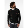 X-Mas Icons - Black Mens Christmas Sweater