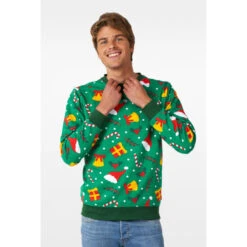 Opposuits Holiday Greenish Men's Ugly Christmas Sweater