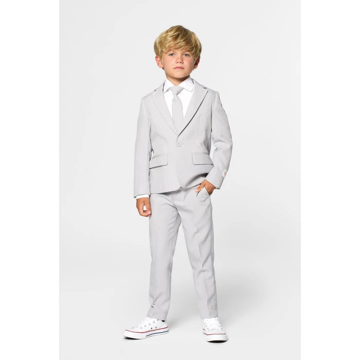 Opposuits Groovy Grey Boy's Grey Suit 2 Opposuits Groovy Grey Boy's Grey Suit - Image 2