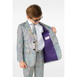 Opposuits Discoball Shiny Silver Boy's Suit 9 Opposuits Discoball Shiny Silver Boy's Suit -Family Halloween Store Sales Store osbo 1008 discoballer studio gb 03