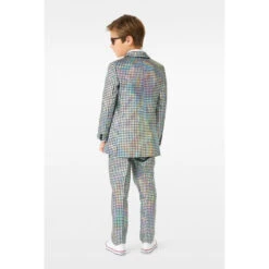 Opposuits Discoball Shiny Silver Boy's Suit 10 Opposuits Discoball Shiny Silver Boy's Suit -Family Halloween Store Sales Store osbo 1008 discoballer studio gb 04