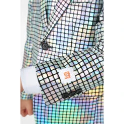 Opposuits Discoball Shiny Silver Boy's Suit 12 Opposuits Discoball Shiny Silver Boy's Suit -Family Halloween Store Sales Store osbo 1008 discoballer studio gb 06