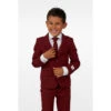 Opposuits Blazing Burgundy Boys Suit