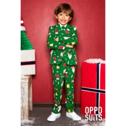 Opposuits Santaboss Boy's Christmas Suit