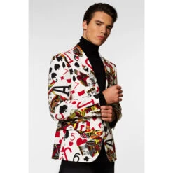 Opposuits King Of Clubs Men's Casino Blazer Jacket