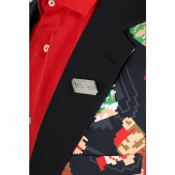 Opposuits Super Mario Bros Officially Licensed Mens Blazer -Family Halloween Store Sales Store osmb 1016 super mario bros pin