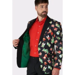 Opposuits Super Mario Bros Officially Licensed Mens Blazer -Family Halloween Store Sales Store osmb 1016 super mario bros blazer gb 03