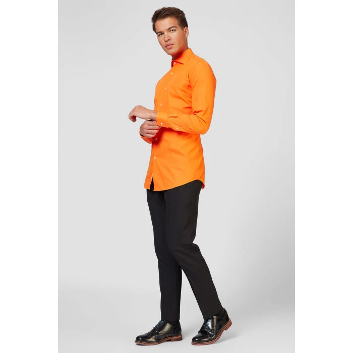 Opposuits The Orange Long Sleeved Men's Orange Shirt 3 Opposuits The Orange Long Sleeved Men's Orange Shirt - Image 3