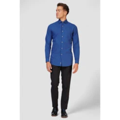 Opposuits Navy Royale Long Sleeved Navy Men's Shirt -Family Halloween Store Sales Store ossm 0011 03 slytbwelvilyrc1z