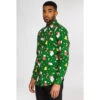 Opposuits Santaboss Long Sleeved Men's Christmas Shirt