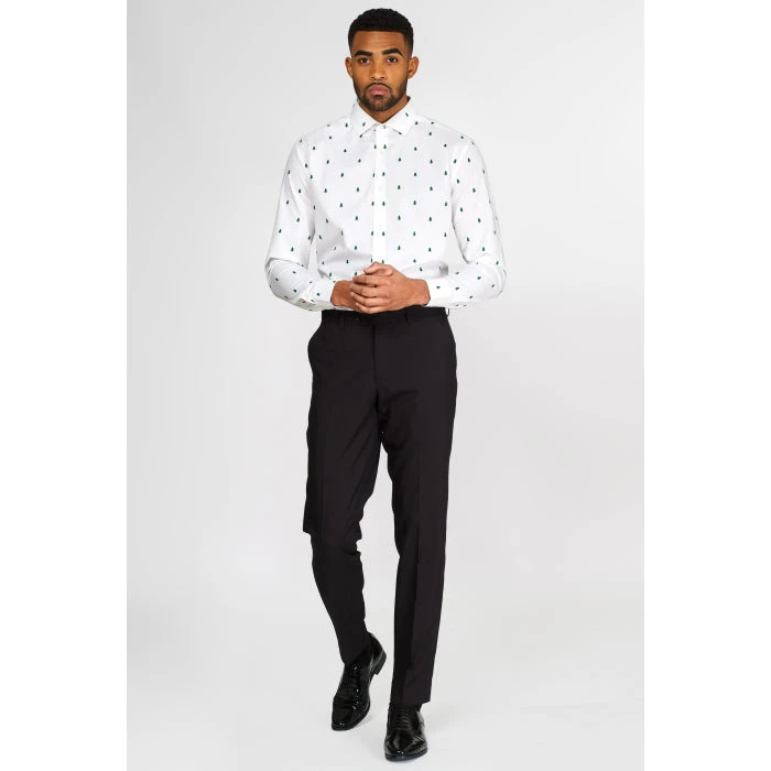 Opposuits Christmas Trees Long Sleeved Men's Shirt 3 Opposuits Christmas Trees Long Sleeved Men's Shirt - Image 3