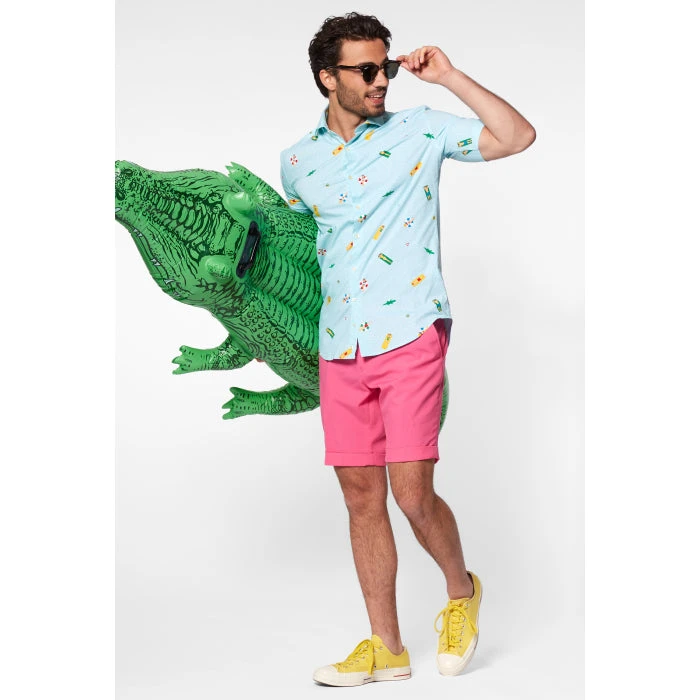 Opposuits Short Sleeve Pool Life Men's Summer Shirt 2 Opposuits Short Sleeve Pool Life Men's Summer Shirt - Image 2