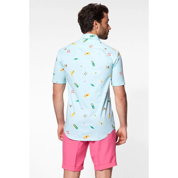 Opposuits Short Sleeve Pool Life Men's Summer Shirt 4 Opposuits Short Sleeve Pool Life Men's Summer Shirt - Image 4