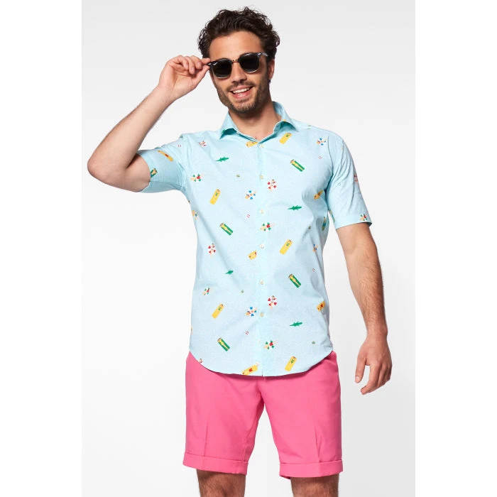 Opposuits Short Sleeve Pool Life Men's Summer Shirt 1 Opposuits Short Sleeve Pool Life Men's Summer Shirt