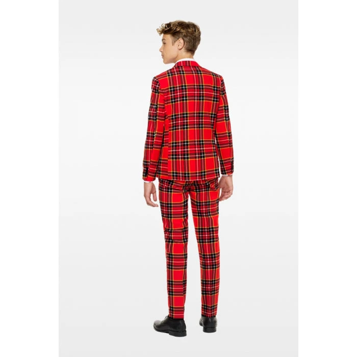Opposuits The Lumberjack, Teen Boys Red Plaid Suit 3 Opposuits The Lumberjack, Teen Boys Red Plaid Suit - Image 3