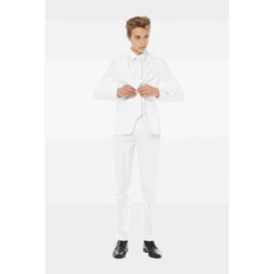 Opposuits White Knight Teen Boys White Suit 4 Opposuits White Knight Teen Boys White Suit -Family Halloween Store Sales Store ostb 0009 teen boy white knight studio gb 02