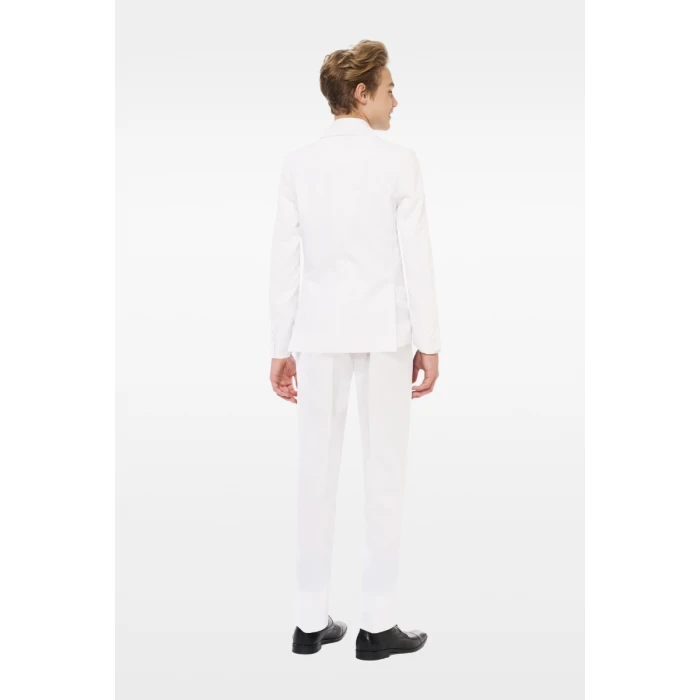 Opposuits White Knight Teen Boys White Suit 3 Opposuits White Knight Teen Boys White Suit - Image 3