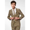 Opposuits The Jag, Teen Boys Leopard Print Suit