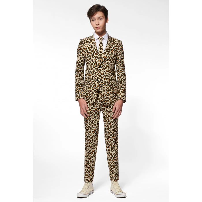 Opposuits The Jag, Teen Boys Leopard Print Suit 2 Opposuits The Jag, Teen Boys Leopard Print Suit - Image 2