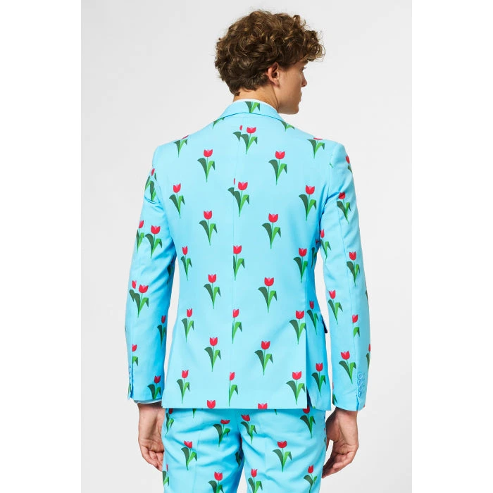 Opposuits Tulips From Amsterdam, Blue Mens Summer Suit 3 Opposuits Tulips From Amsterdam, Blue Mens Summer Suit - Image 3