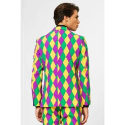 Opposuits Harleking Patterned Harlequin Mardi Gras Men's Suit 5 Opposuits Harleking Patterned Harlequin Mardi Gras Men's Suit -Family Halloween Store Sales Store osui 0031 mardi gras suit harleking 3 gvswausmy4zsyq6z