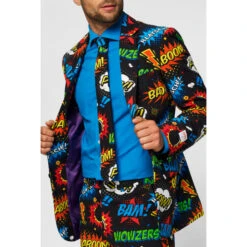 Opposuits Badaboom Comic Book Men's Suit -Family Halloween Store Sales Store osui 0033 superhero comic book icons suit badaboom 3 v2 btr7ktgelrhix0bb