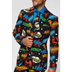 Opposuits Badaboom Comic Book Men's Suit -Family Halloween Store Sales Store osui 0033 superhero comic book icons suit badaboom 8 v2 tuzj2ipobdi7p4nv