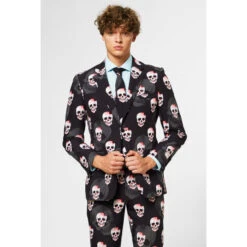 Opposuits Skulleton Men's Patterned Halloween Suit