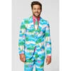 Opposuits Flaminguy, Flamingo Tropical Men's Patterned Suit