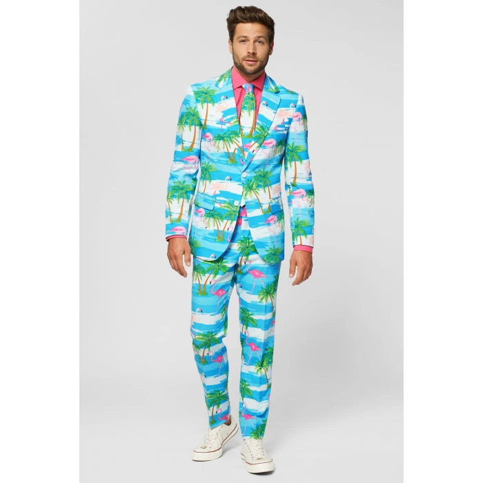 Opposuits Flaminguy, Flamingo Tropical Men's Patterned Suit 2 Opposuits Flaminguy, Flamingo Tropical Men's Patterned Suit - Image 2