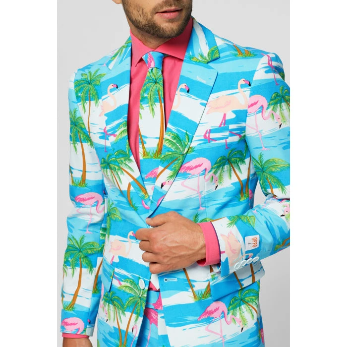 Opposuits Flaminguy, Flamingo Tropical Men's Patterned Suit 6 Opposuits Flaminguy, Flamingo Tropical Men's Patterned Suit - Image 6
