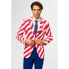 Opposuits United Stripes USA Flag Mens Suit