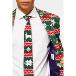 Opposuits Festive Green Men's Patterned Suit -Family Halloween Store Sales Store osui 0073 christmas suit festive green 4 nzsau0i40kxndfqe